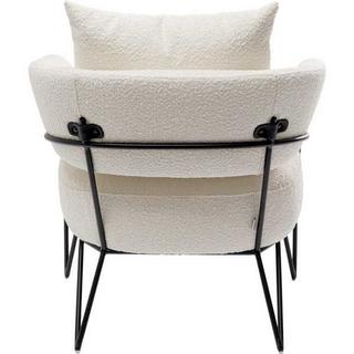 KARE Design Fauteuil Peppo blanc  