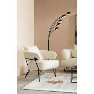 KARE Design Fauteuil Peppo blanc  