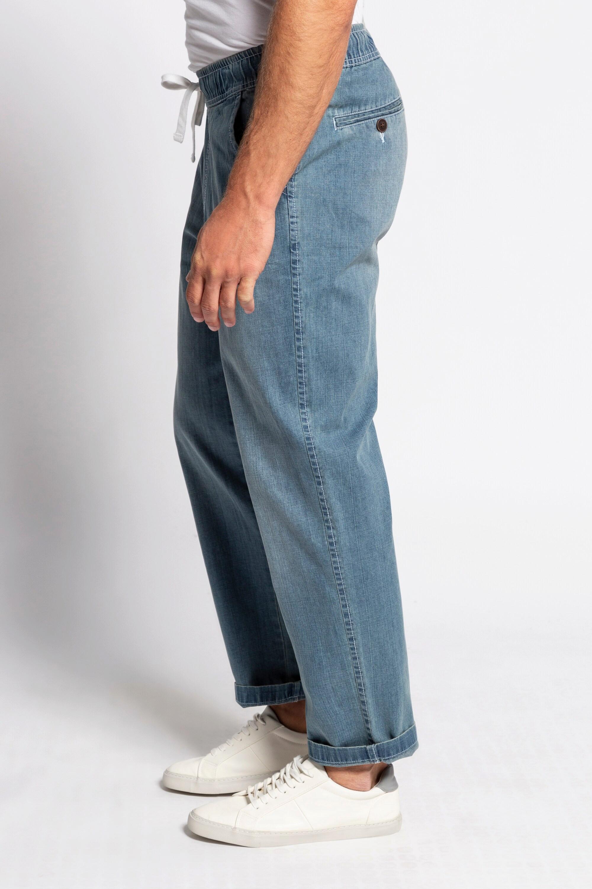 JP1880  Pantalon aspect jean. Coupe Relaxed Fit 4 poches 