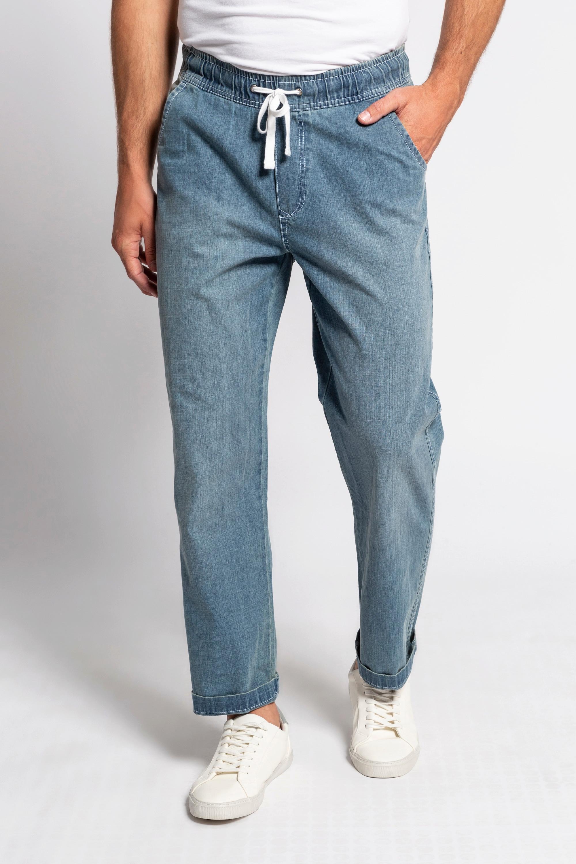 JP1880  Pantalon aspect jean. Coupe Relaxed Fit 4 poches 