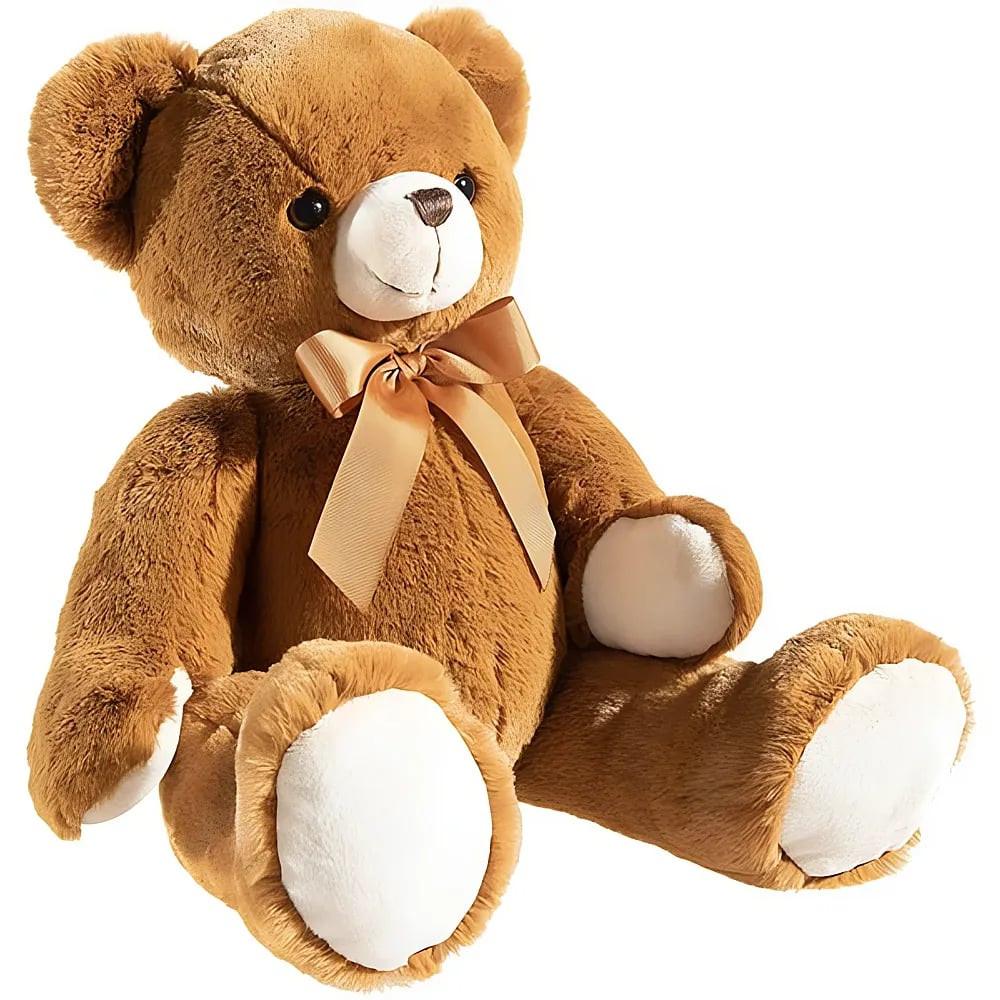 Image of Bär mit Schleife Teddy Braun (36cm)