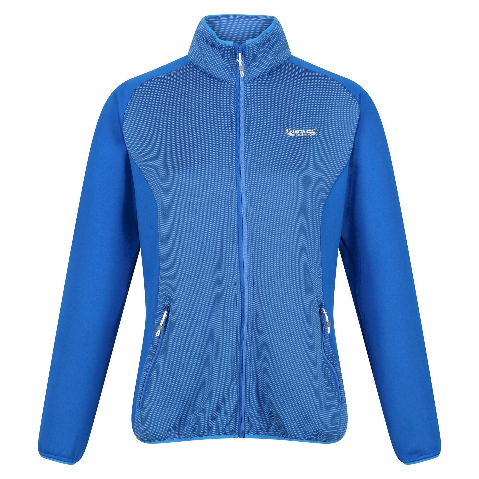 Image of Highton Ii Fleecejacke Durchgehender Reißverschluss Damen Blau 34