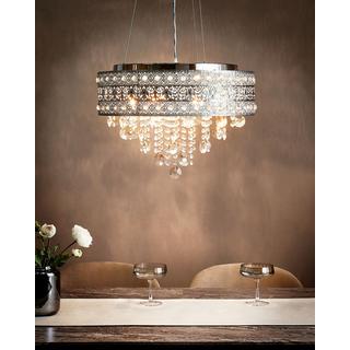 Beliani Lampe suspension en Cristal Glamour BARBEIRA  