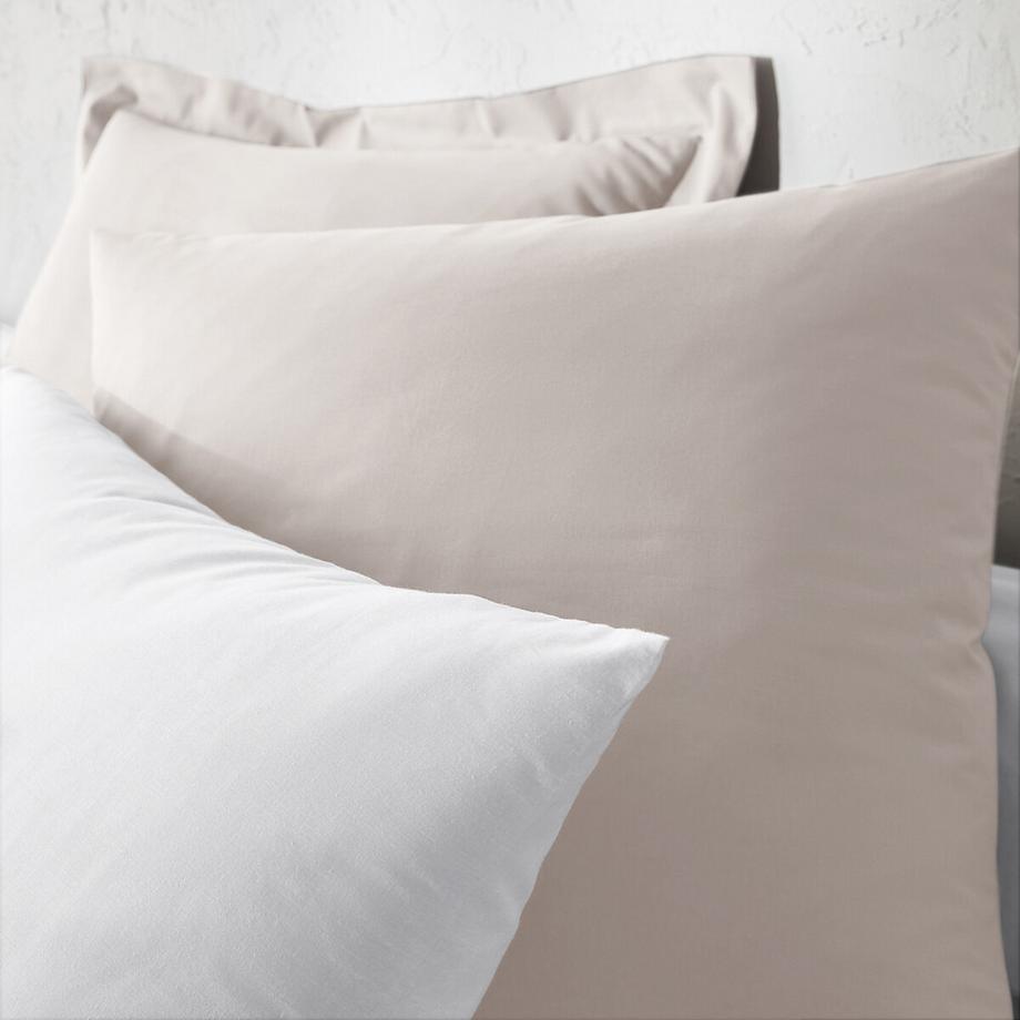 La Redoute Intérieurs Scenario Taie unie coton biologique à volant plat  