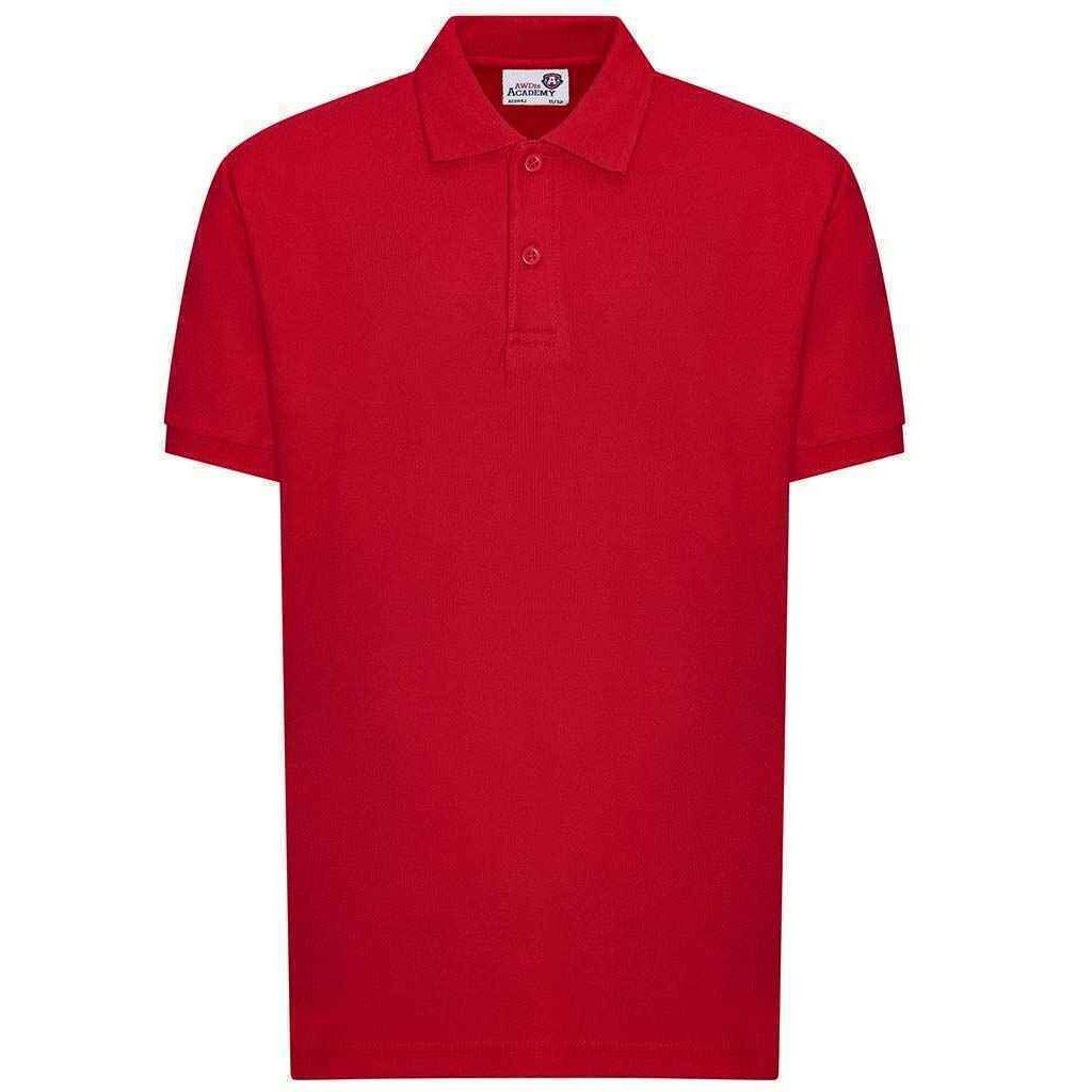 Image of Academy Poloshirt Mädchen Rot Bunt 104