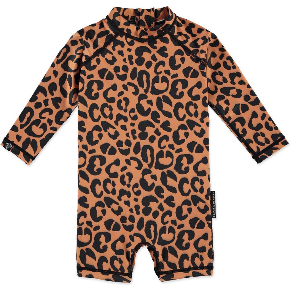 Image of Badeoverall Baby Coco Leo Unisex Braun 74