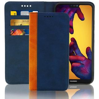 Avizar  Étui Folio Bicolore P20 Lite Bleu 