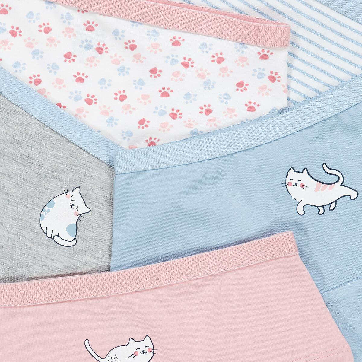 La Redoute Collections  Lot de 5 shorties imprimé chats 