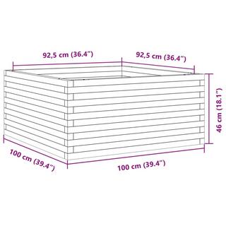 VidaXL Jardinière pinède imprégnée  