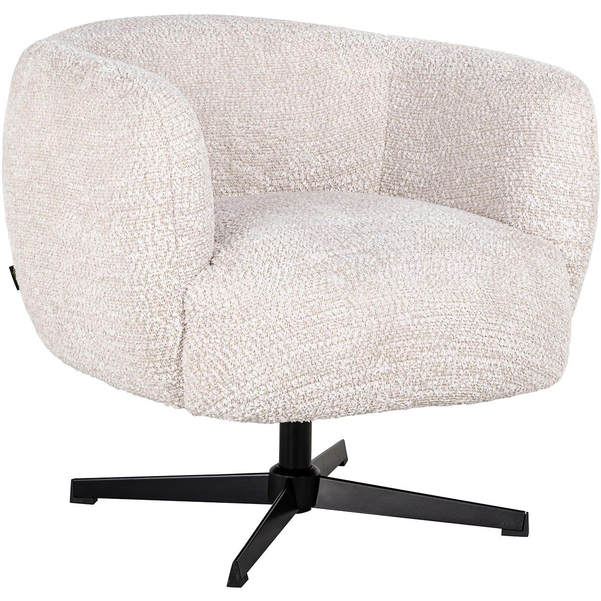 mutoni Fauteuil pivotant Estelle Be Lovely Crème  