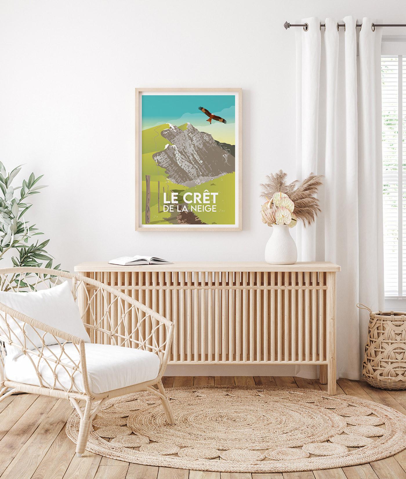 La-Jonx La Crêt de la neige - Poster  