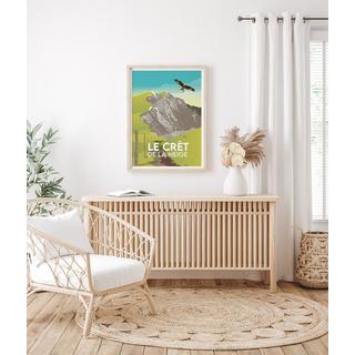 La-Jonx La Crêt de la neige - Poster  