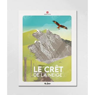 La-Jonx La Crêt de la neige - Poster  