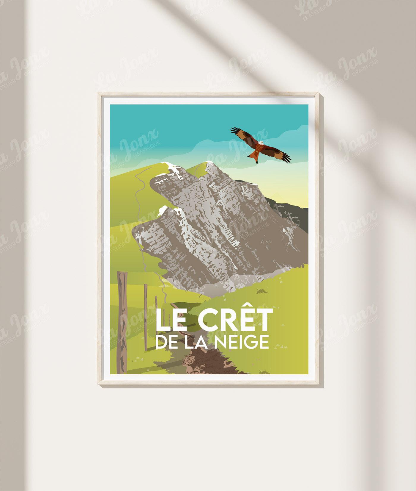 La-Jonx La Crêt de la neige - Poster  