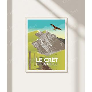 La-Jonx La Crêt de la neige - Poster  