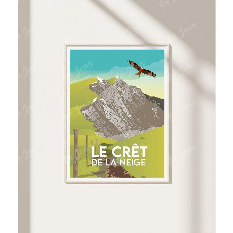 La-Jonx La Crêt de la neige - Poster  