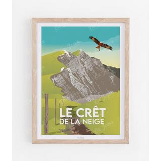 La-Jonx La Crêt de la neige - Poster  