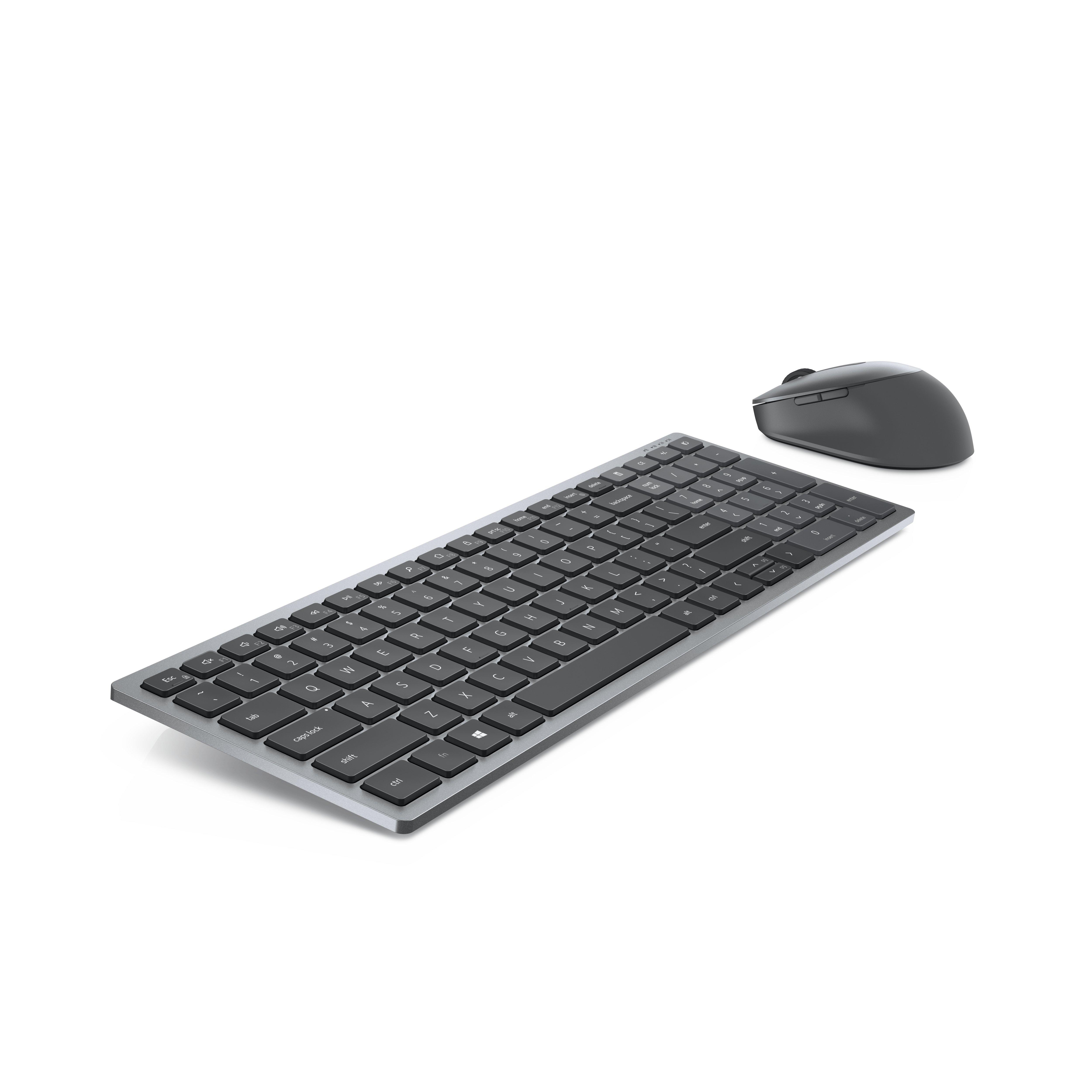 Dell  Tastatur-Maus-Set KM7120W Multi-Device Wireless IT-Layout 