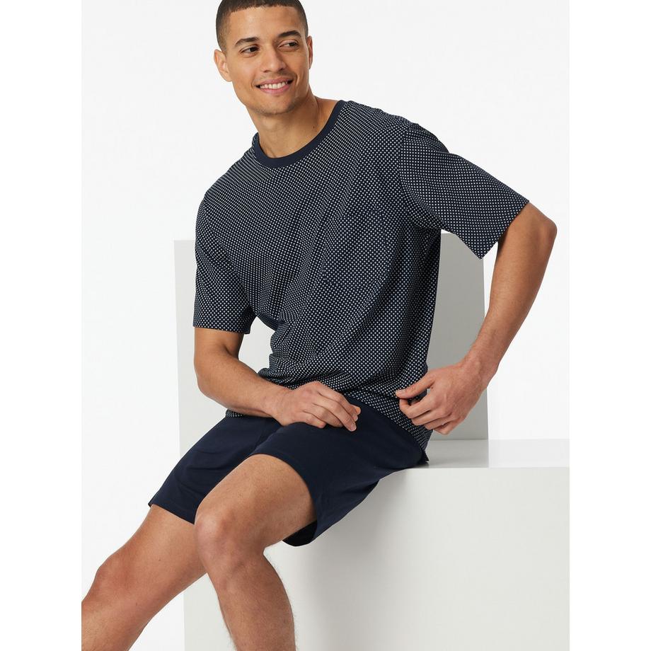 Schiesser Comfort Essentials Kurzer Pyjama  