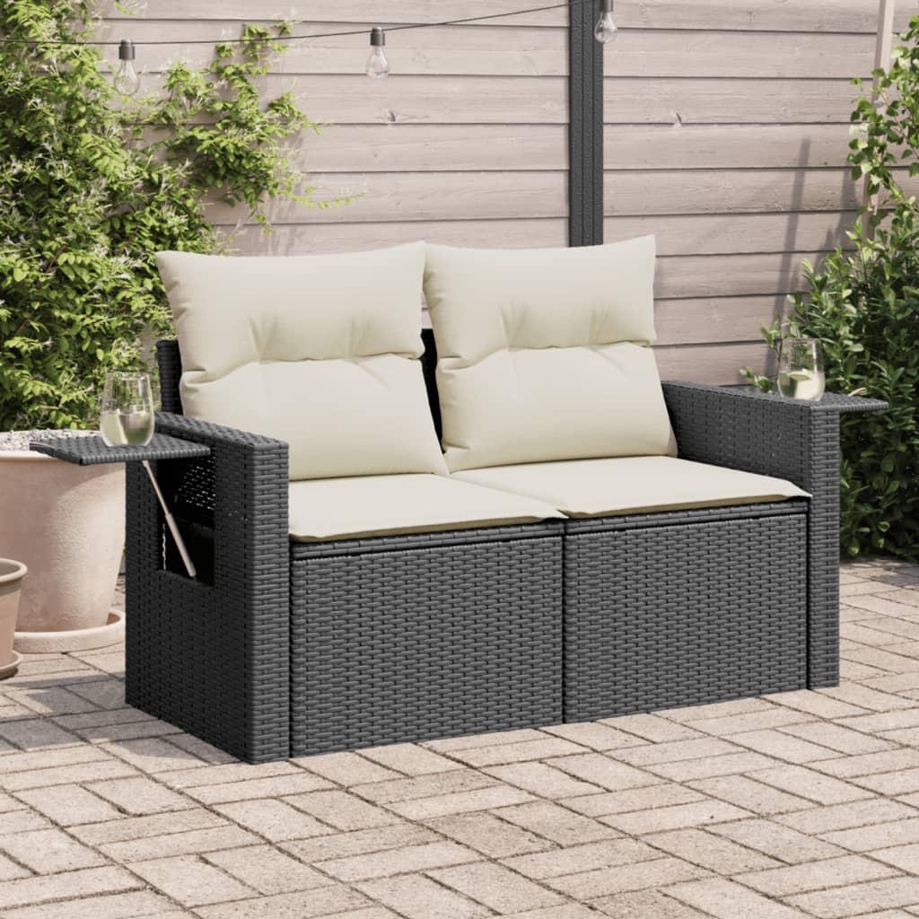 VidaXL Canapé de jardin rotin synthétique  