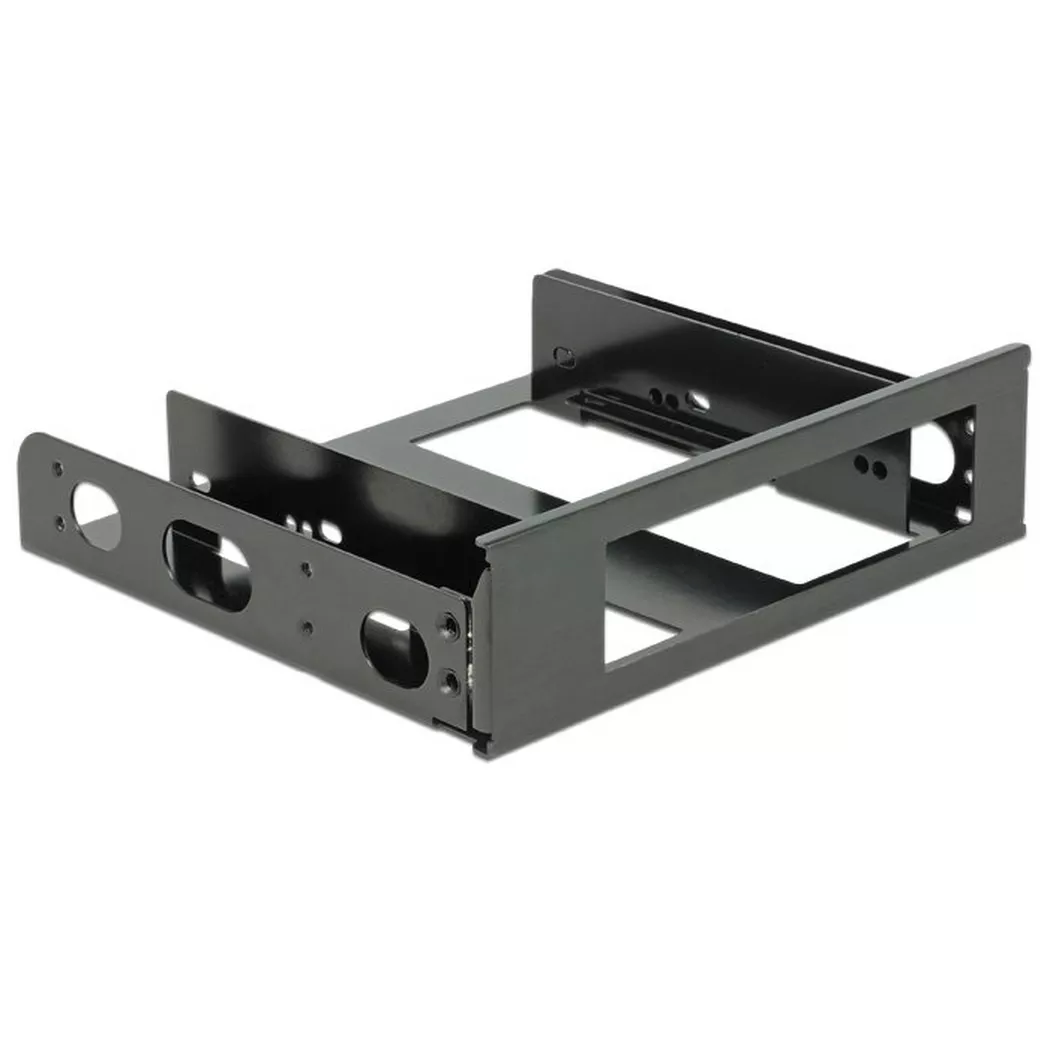DeLock - 18267 Computer-Gehäuseteil Universal HDD-Halterung, Schwarz
