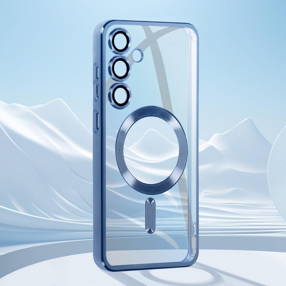 Avizar  Coque MagSafe Samsung S24 Bleu 