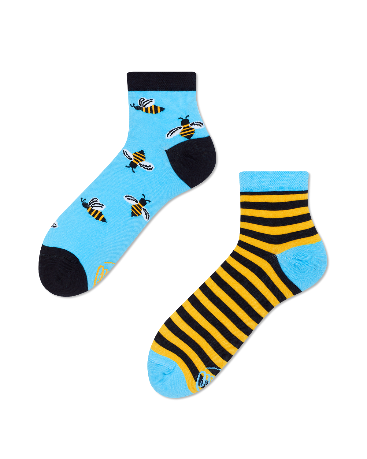 Many Mornings  Bee Bee Quartersocks - Many Mornings 