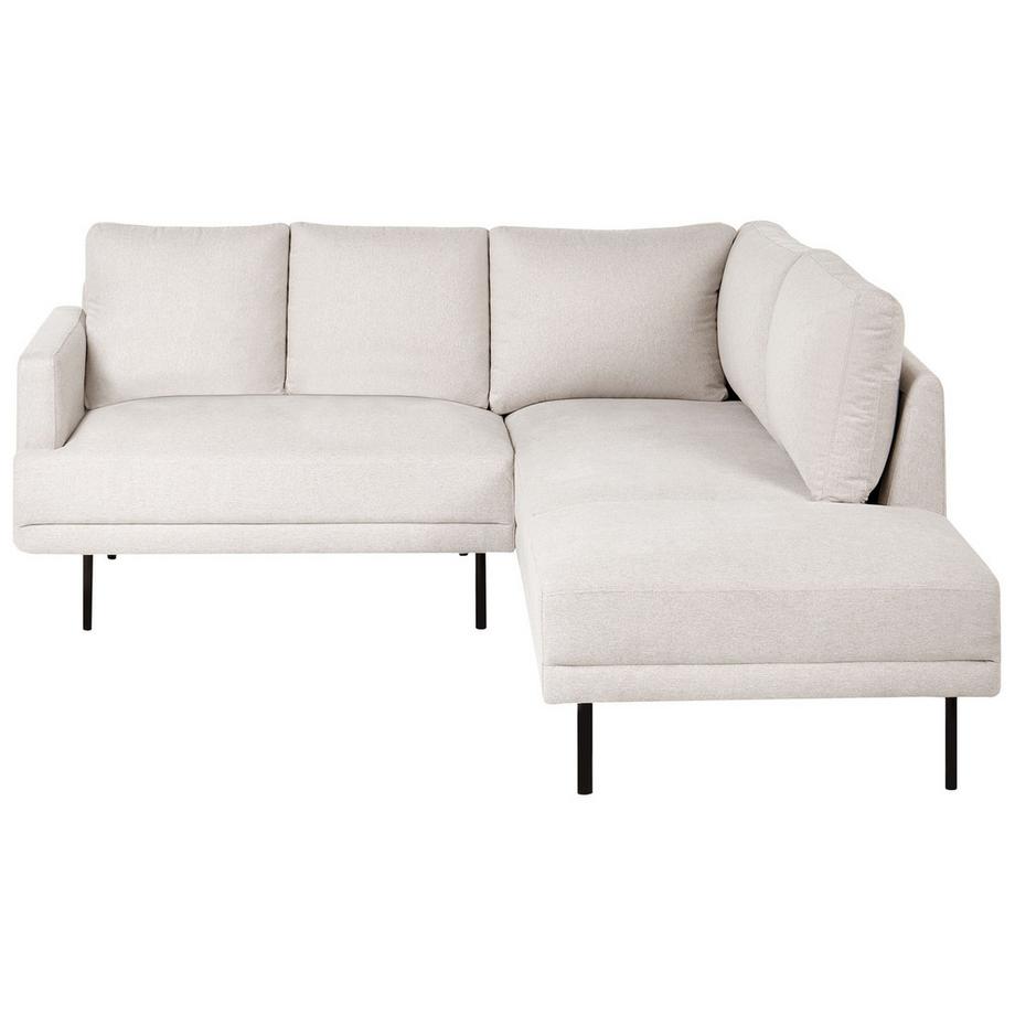 Beliani Linksseitiges Ecksofa aus Stoff  BREDA  