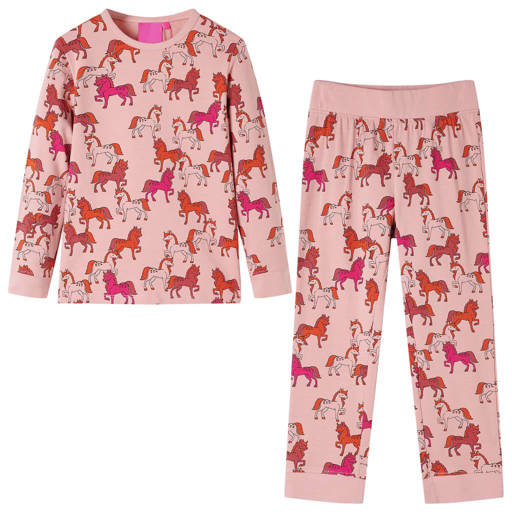 Image of Kinderpyjama Baumwolle Jungen Pink 140
