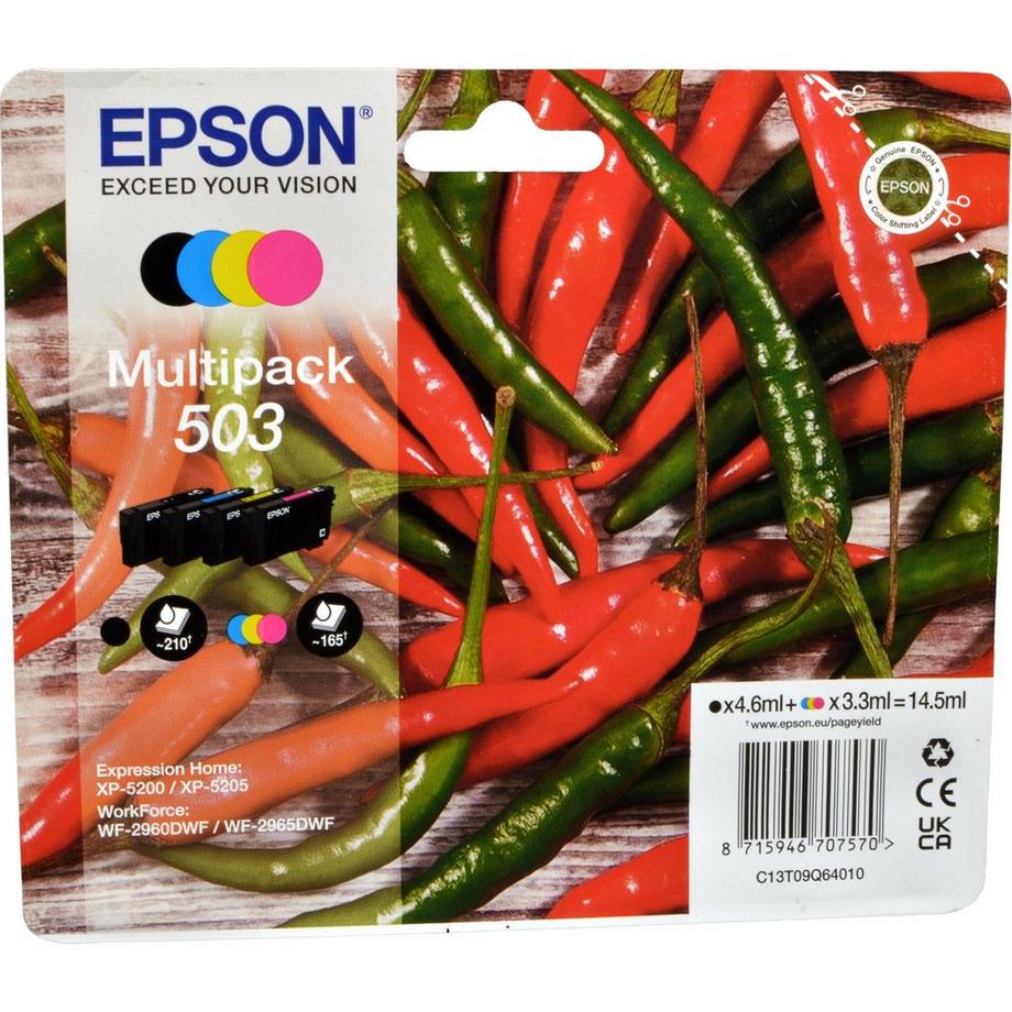 EPSON  EPSON Encre C13T09Q14010 503 Noir Chili 