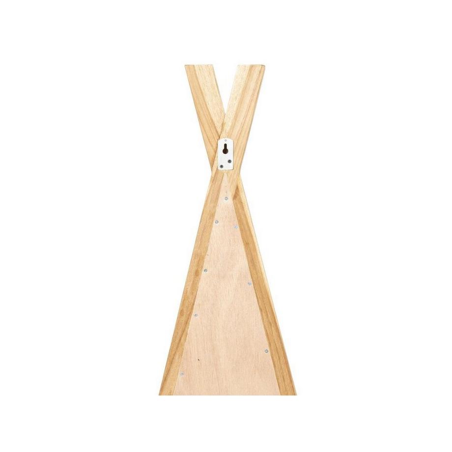 Vente-unique Kinderspiegel Tipi - 55 x 120 cm - Mindi-Holz - Naturfarben - BATAM  