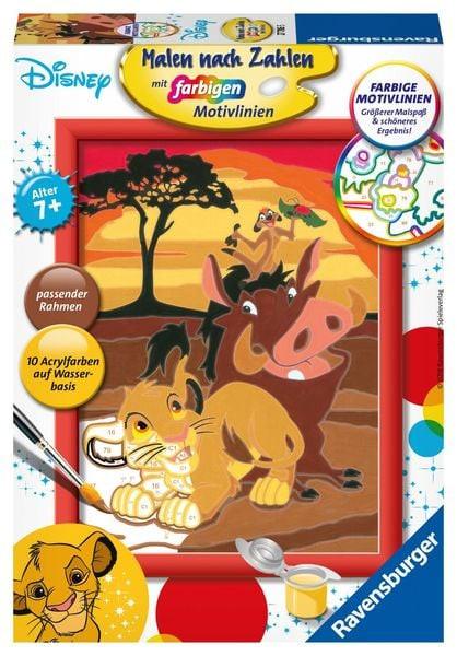 Ravensburger  Ravensburger Malen nach Zahlen 27786 - König der Löwen – Kinder ab 7 Jahren 