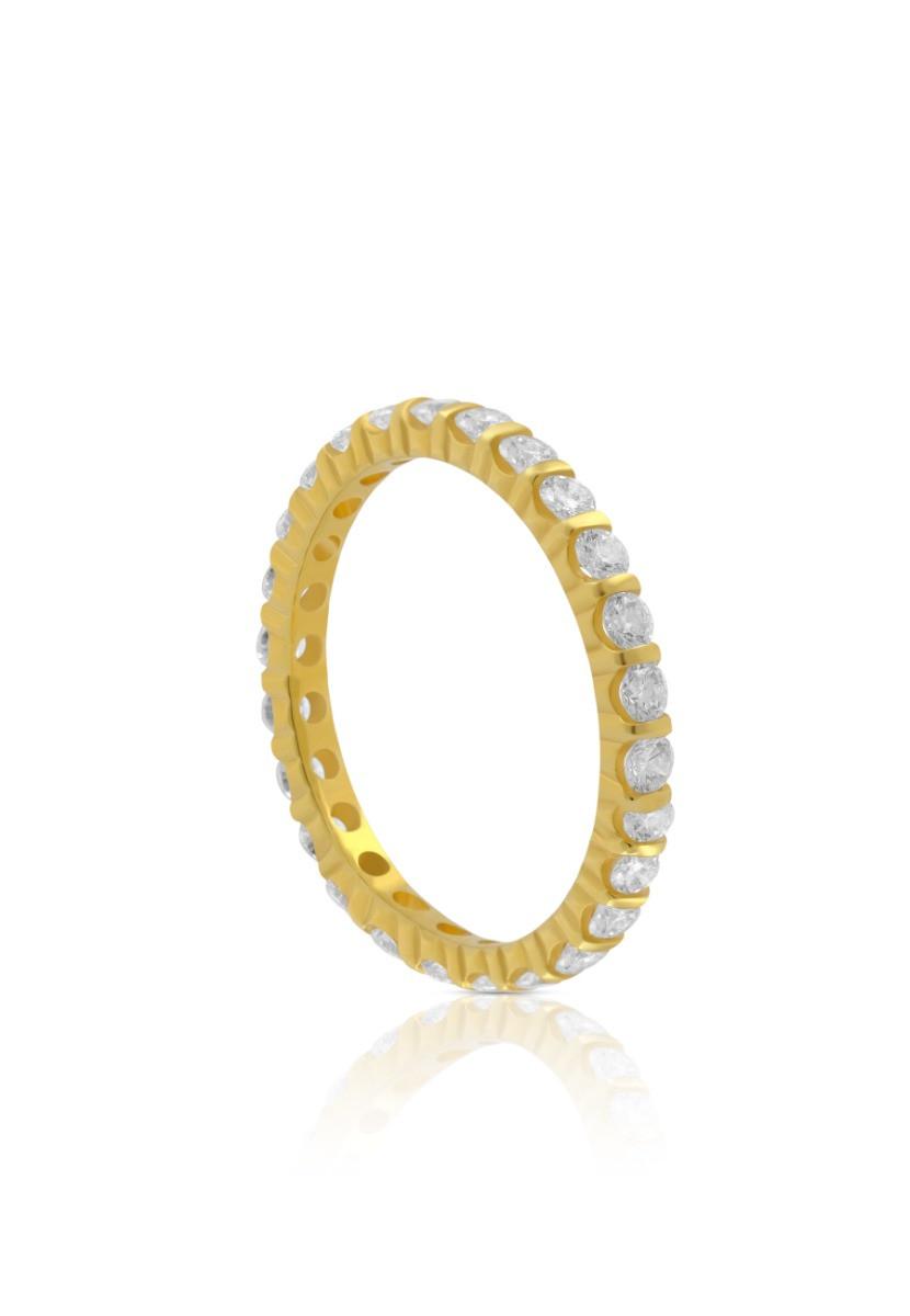 MUAU Schmuck  Mémoire Ring Diamant 1.00ct. Gelbgold 750 