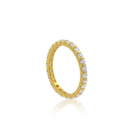 MUAU Schmuck  Mémoire Ring Diamant 1.00ct. Gelbgold 750 