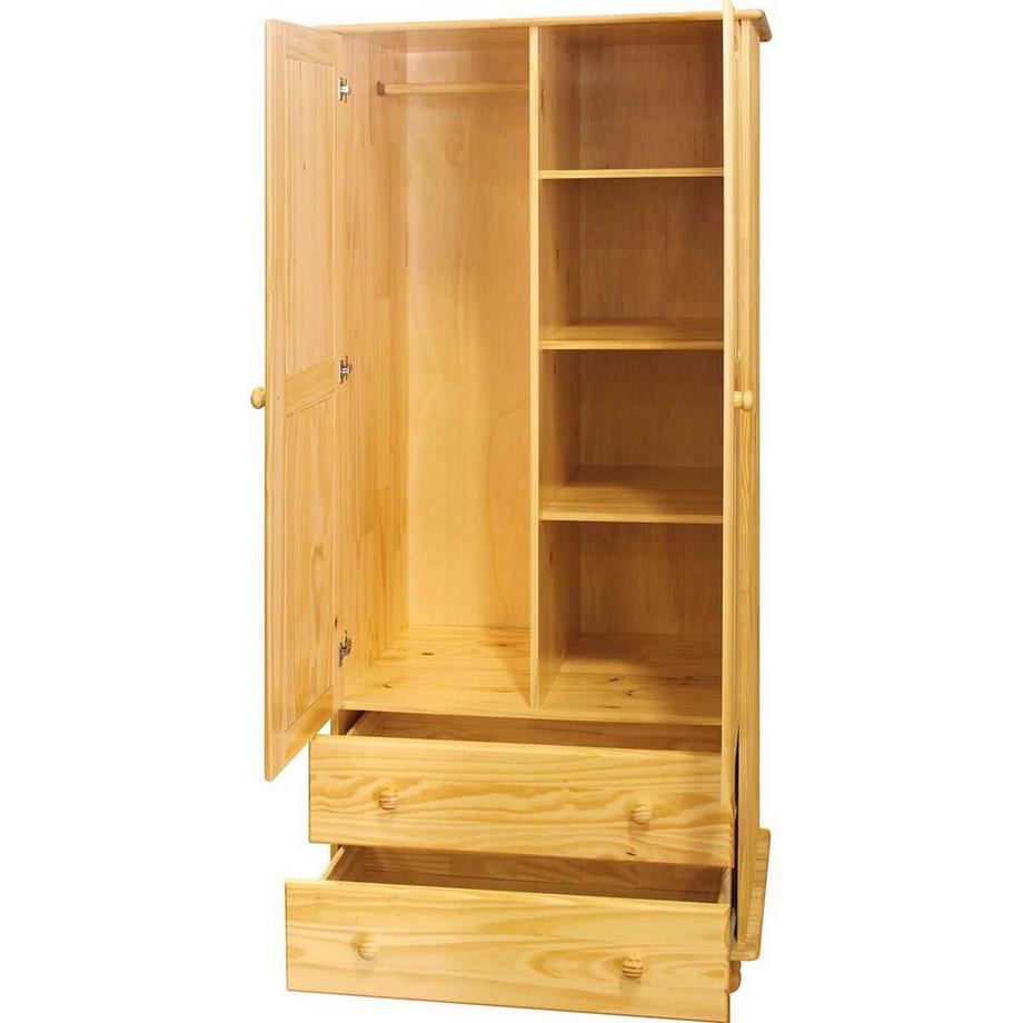 mutoni Kleiderschrank Bronda Kiefernholz natur 177  