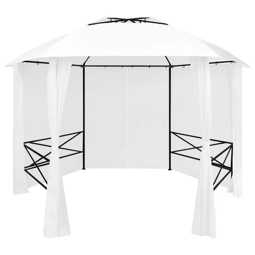 VidaXL - tenda Tessuto, One Size, Blanco