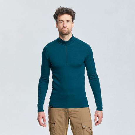 FORCLAZ  Langarmshirt - TREK 500 MERINO ZIP 