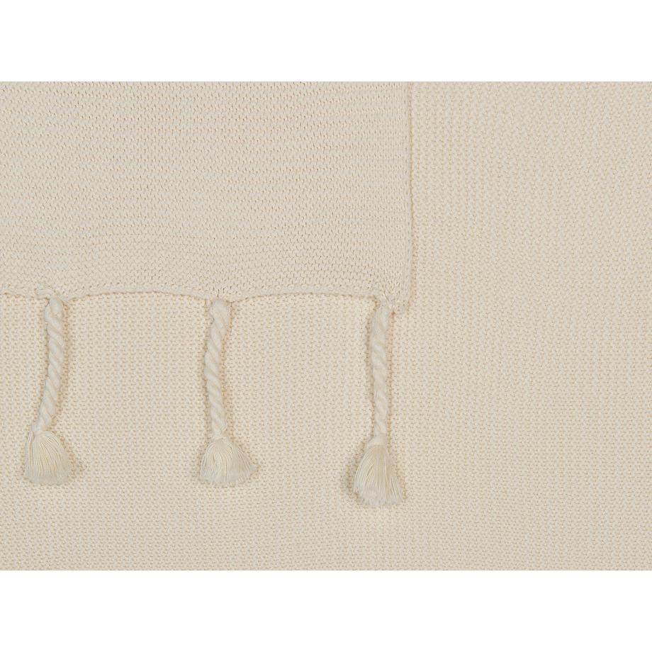 Beliani Nazilli Skandinavische Baumwoll Kuscheldecke  