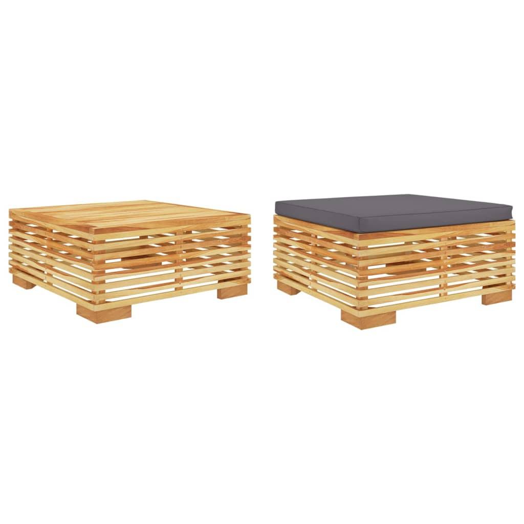 VidaXL set divani da giardino Teak riciclato  