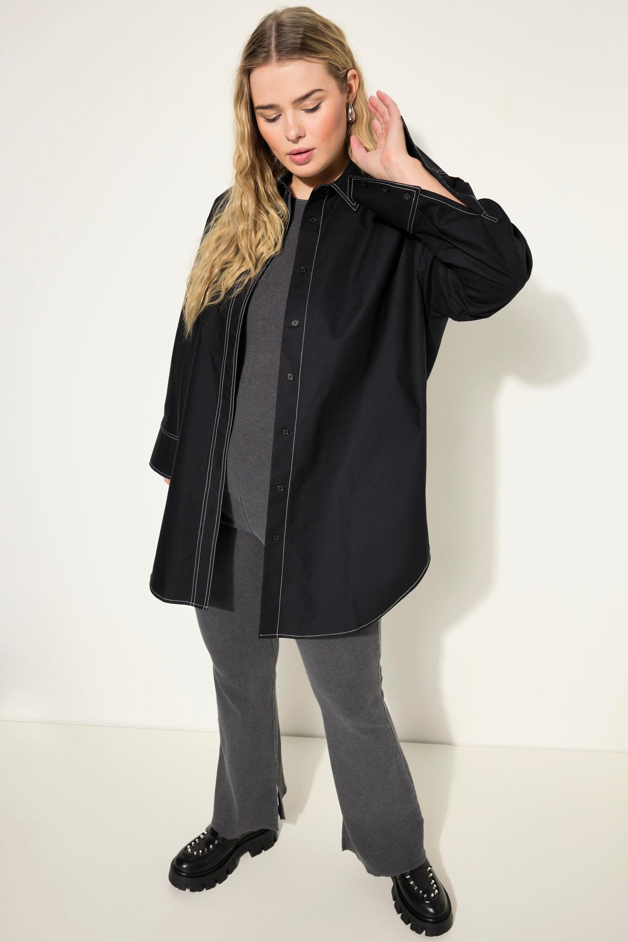 Studio Untold  Blouse oversized avec coutures fantaisie claires 