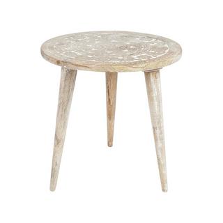 Beliani Ensemble de tables en Manguier Rustique UDAY  