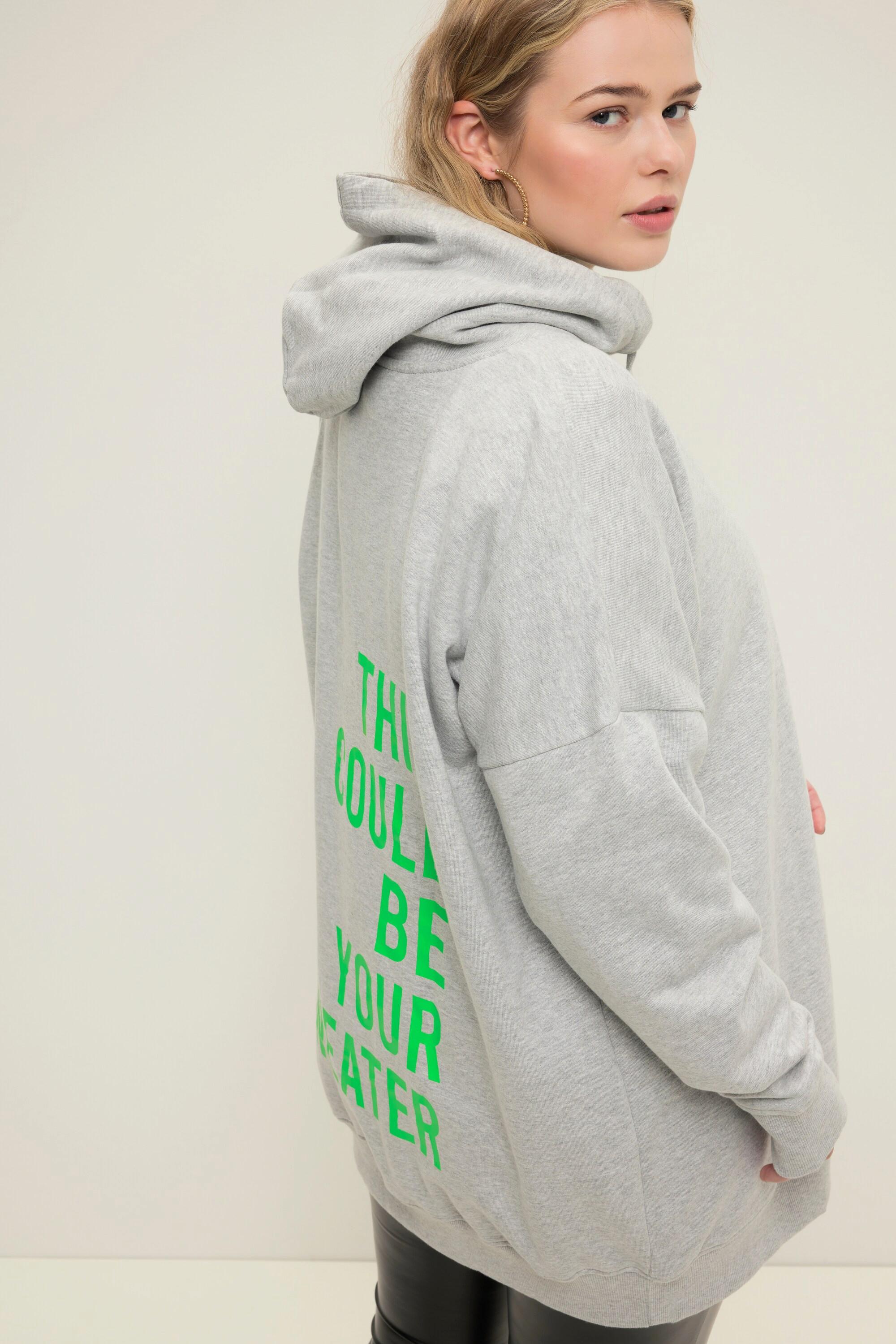 Studio Untold  Hoodie, oversized, Rücken Print, Kapuze 