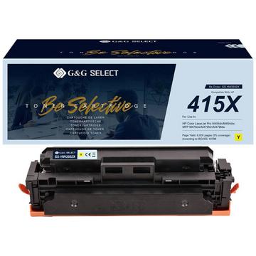 Compatible avec HP 415X W2032X (AVEC PUCE et indicateur de niveau) toner XL Premium - marque, g&G