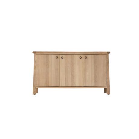 Tikamoon  Buffet en chêne massif 180 cm Volute 