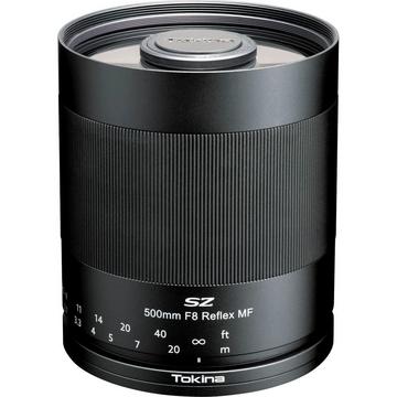 Tokina SZ Super Tele 500mm f/8 Reflex MF SLR Obiettivo super-teleobiettivo Nero