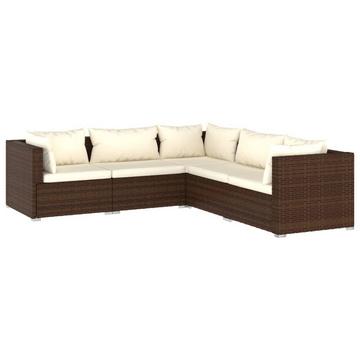 Garten-lounge-set poly-rattan