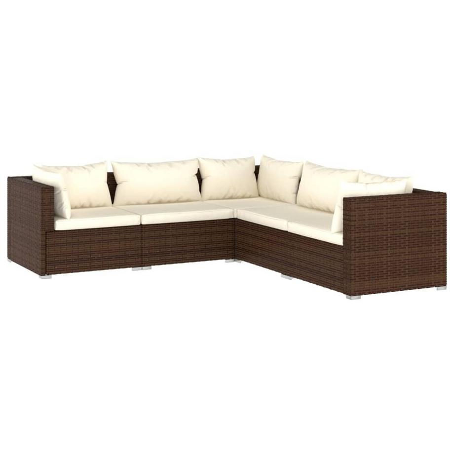 VidaXL Garten-lounge-set poly-rattan  