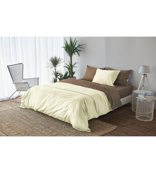 Living Home Uni Satin Doubleface Duvetbezug  