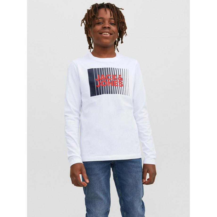 JACK & JONES  T-shirt manches longues col rond enfant  Corp Logo Play 