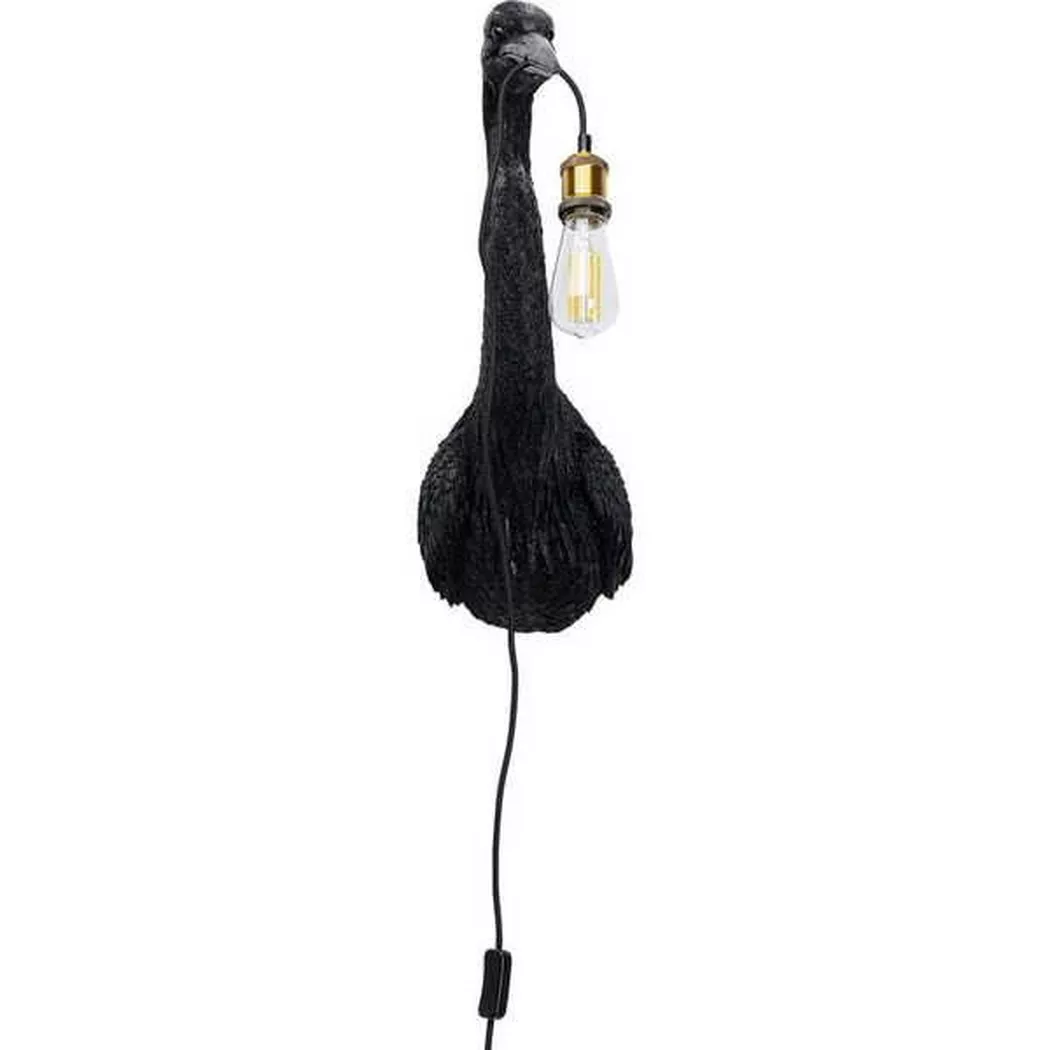 KARE Design – Wandleuchte Animal Heron 62, One Size, Schwarz